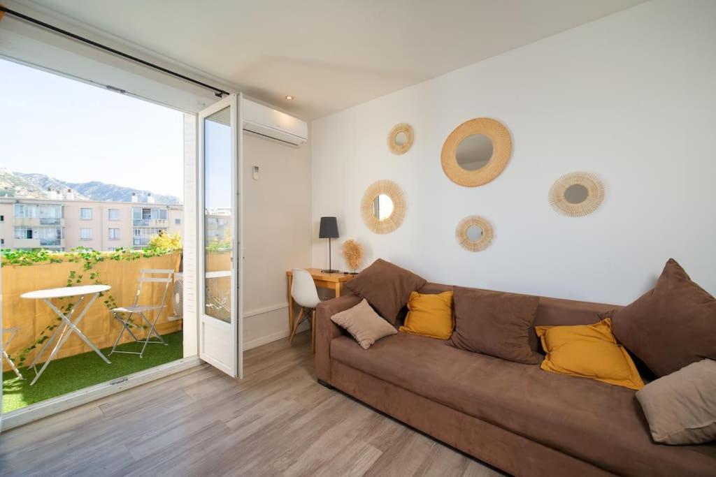 Air-Conditioned Apartment Sleeps 4 To 6 Parking Marsiglia Esterno foto